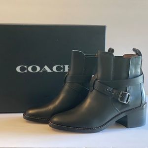 Coach Black Chelsea Boot